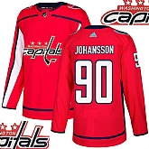 Capitals #90 Johansson Red With Special Glittery Logo Adidas Jersey,baseball caps,new era cap wholesale,wholesale hats